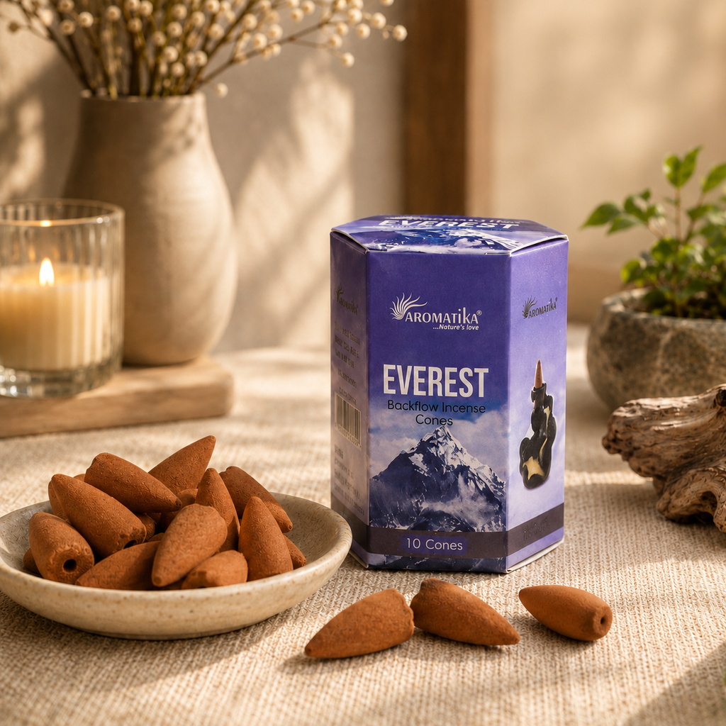 Everest Masala Backflow Incense Cones - Pack of 10
