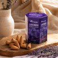 Lavender Masala Backflow Incense Cones - Pack of 10
