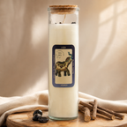 Luck Magic Spell Candle - Black Agate and Liquorice