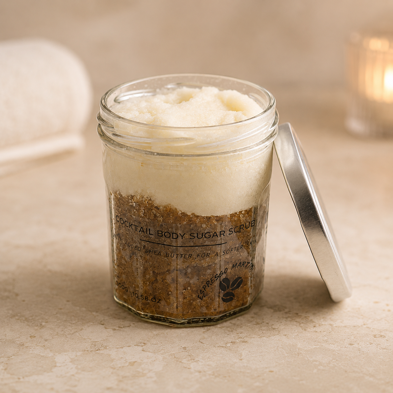 Espresso Martini Fragranced Sugar Body Scrub - 300g