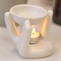 Helping Hand Oil Burner  - White