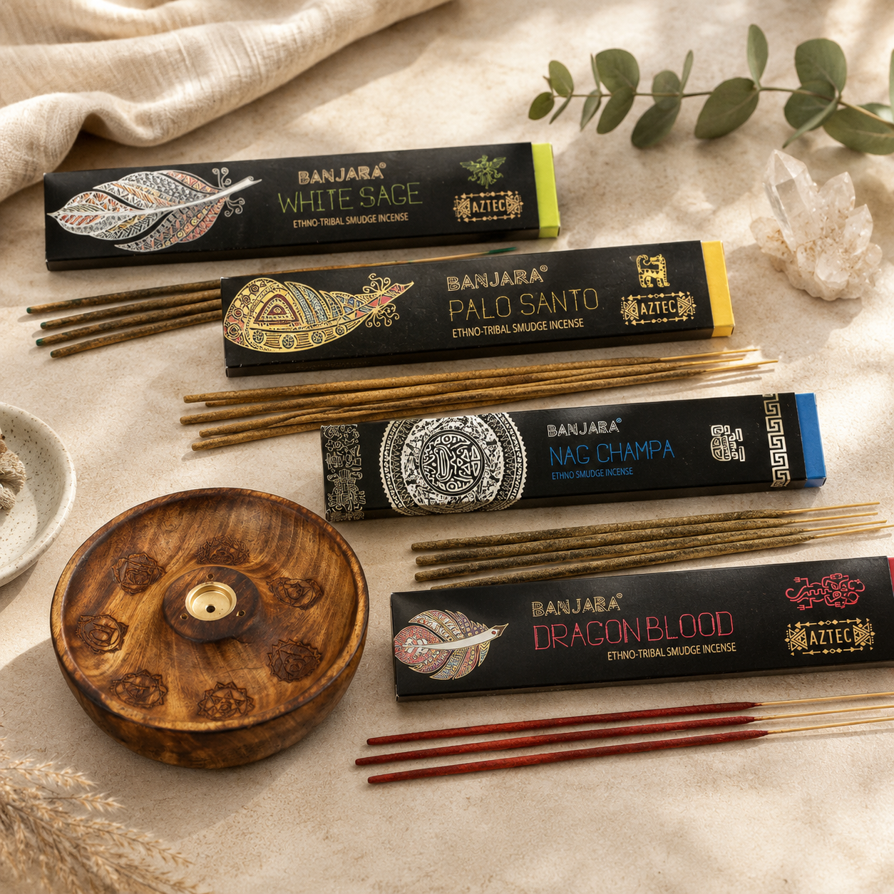 7 Chakra Incense Ritual Set