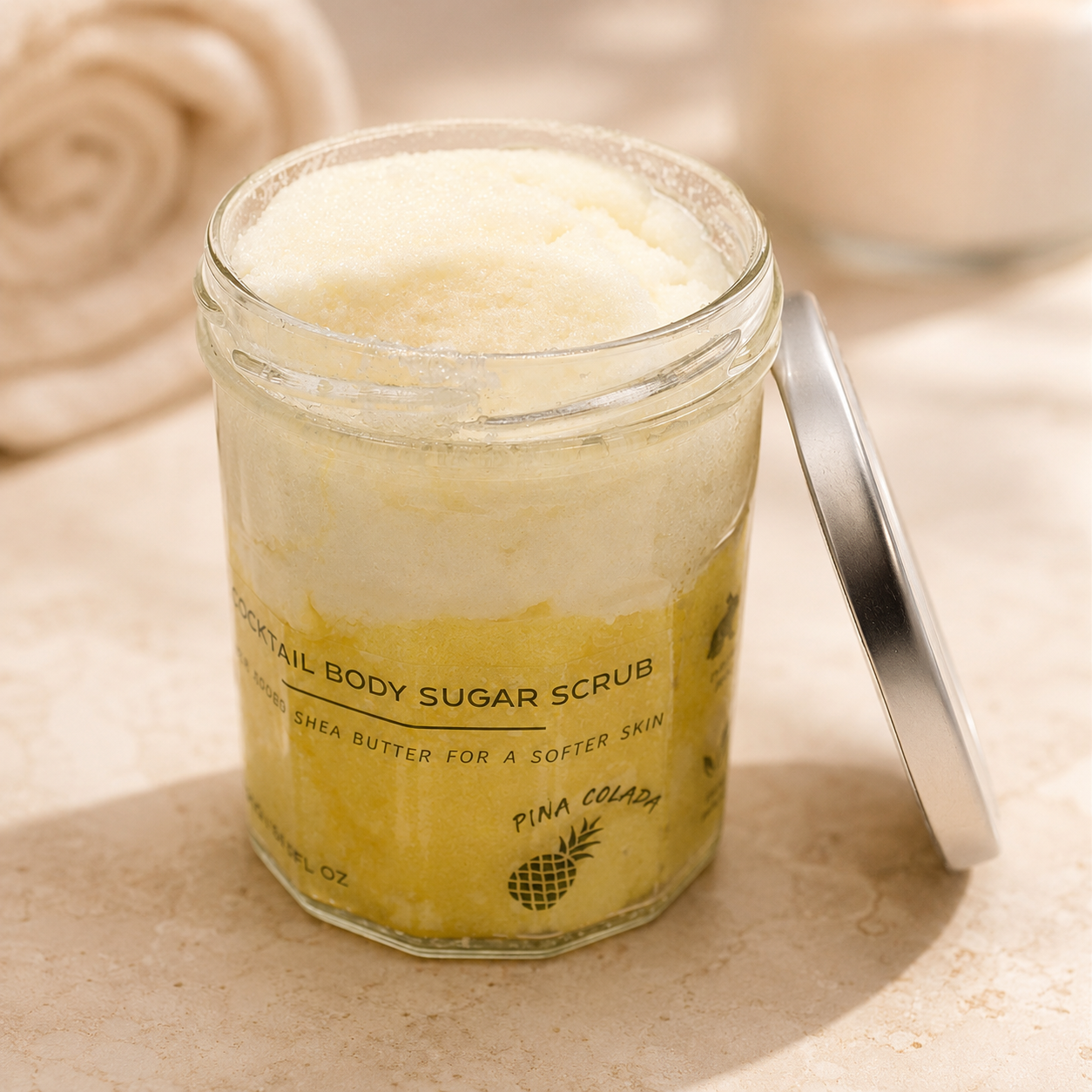 Piña Colada Fragranced Sugar Body Scrub - 300g