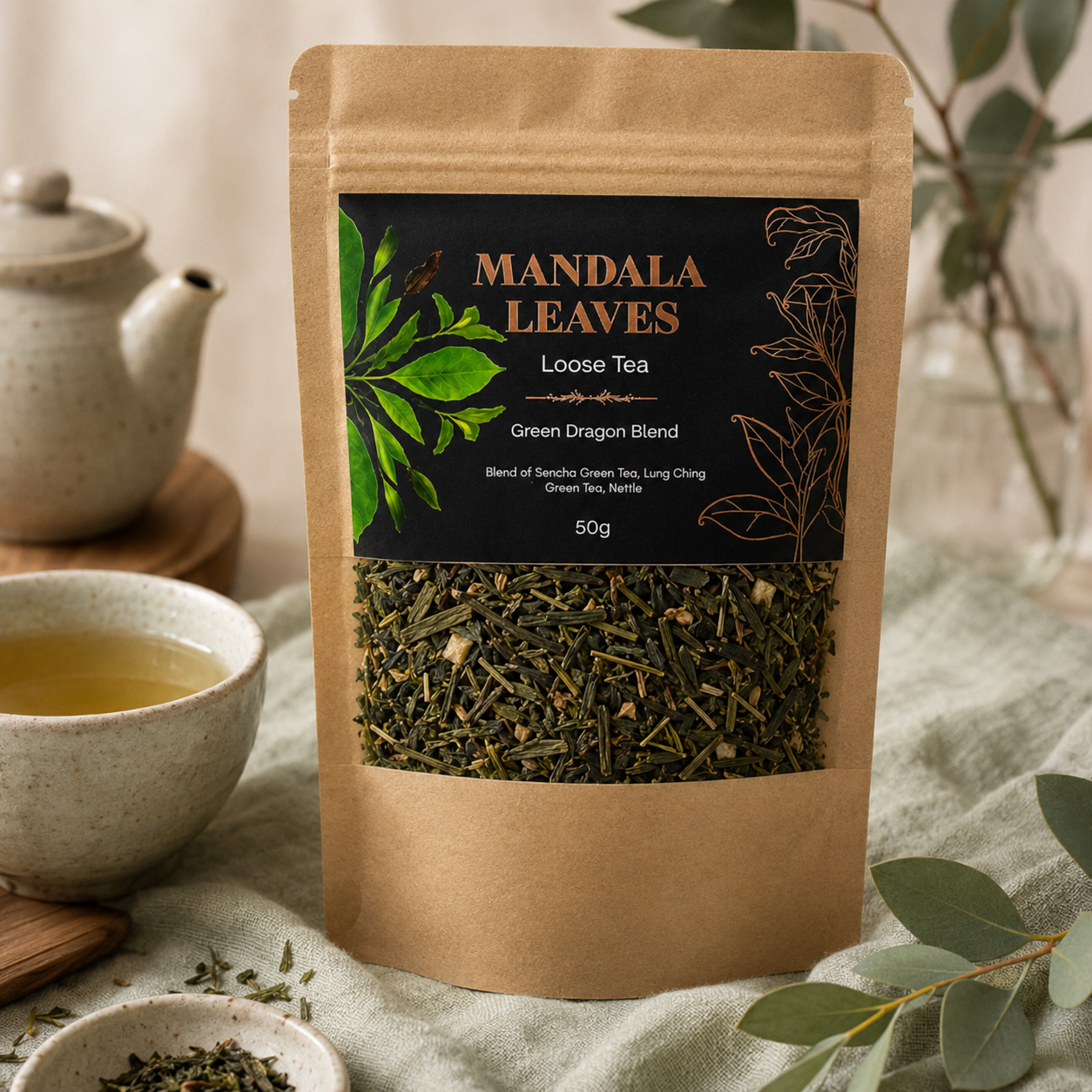 Green Dragon Loose Leaf Green Tea Blend - 50g