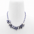 Sodalite Longstone Gemstone Necklace