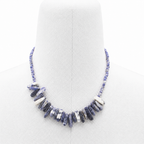 Sodalite Longstone Gemstone Necklace