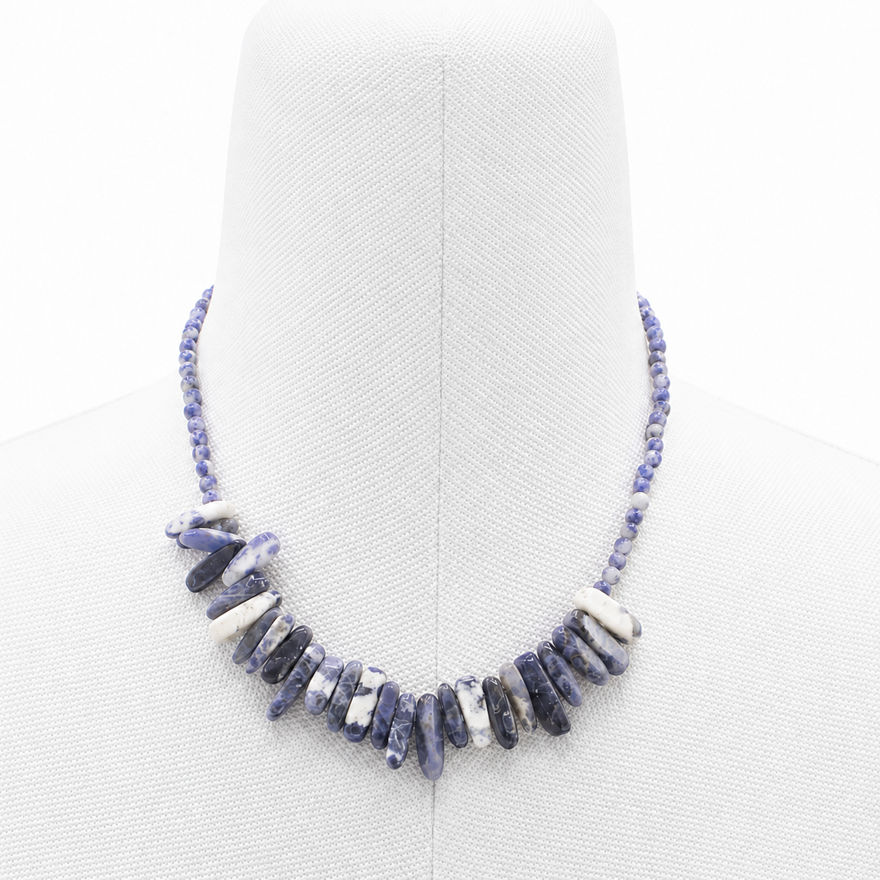 Sodalite Longstone Gemstone Necklace