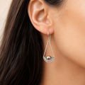 Luna Balance Silver and Gold Earrings