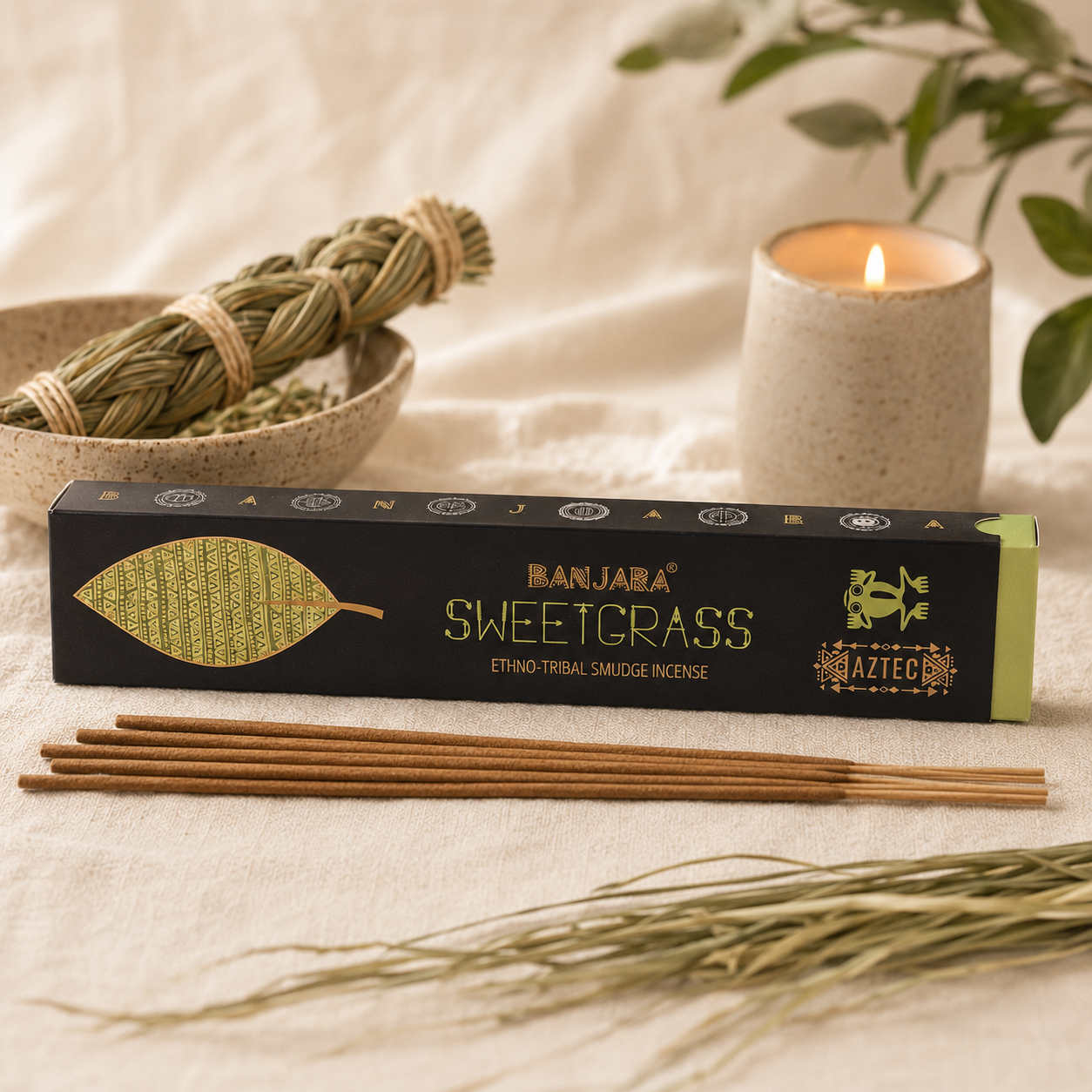 Sweetgrass Banjara Tribal Smudge Incense