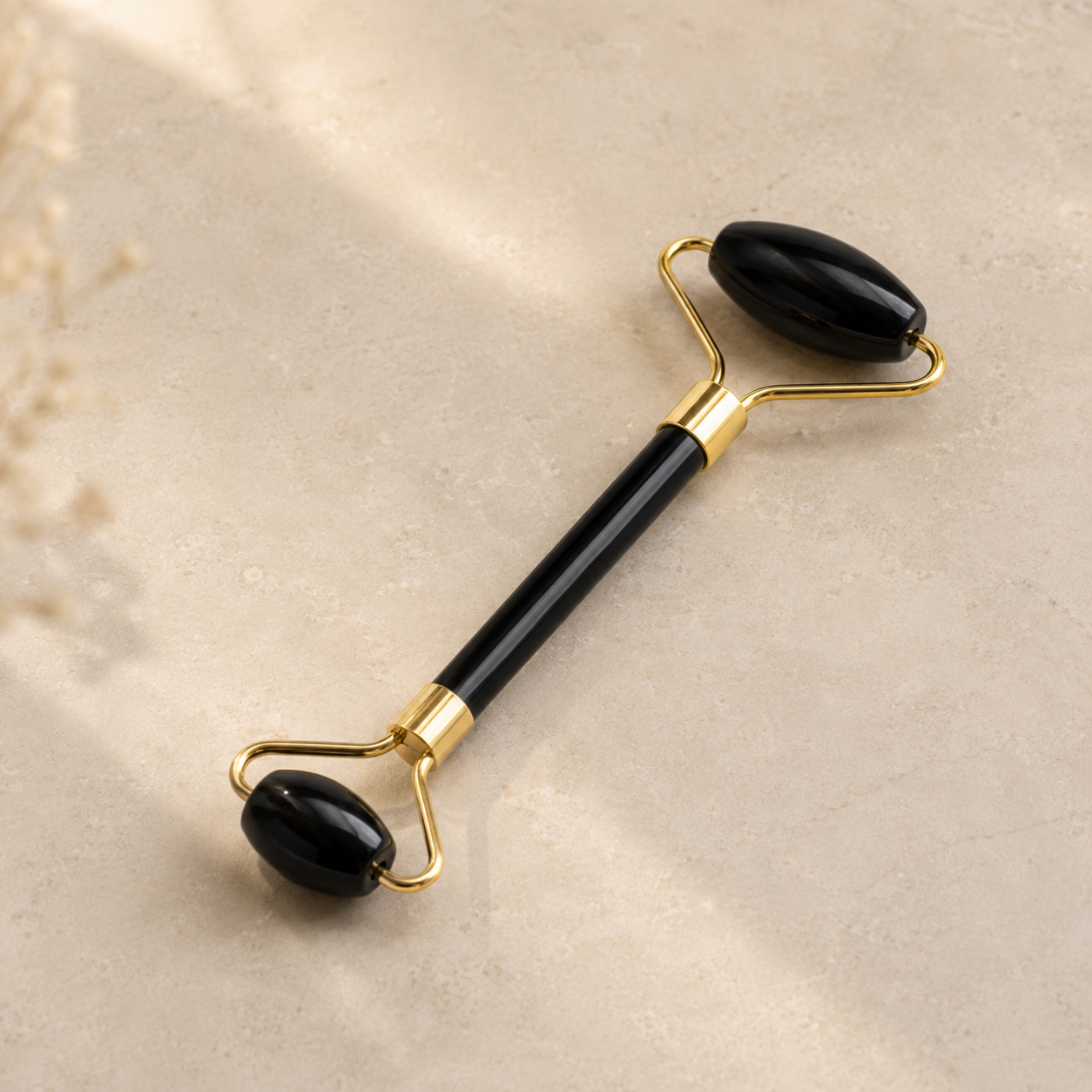Gemstone Face Roller - Black Obsidian