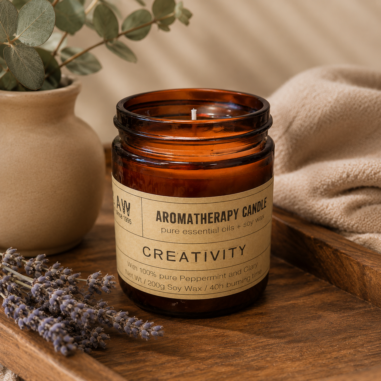 Aromatherapy Candle - Creativity