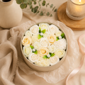 Round Box - Wedding Blessings - White & Ivory