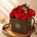 Soap Flower Bouquet - Red Rose & Carnation