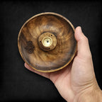 Hamsa Wooden Incense Stick And Cone Burner Disc