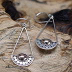 Luna Balance Silver and Gold Earrings
