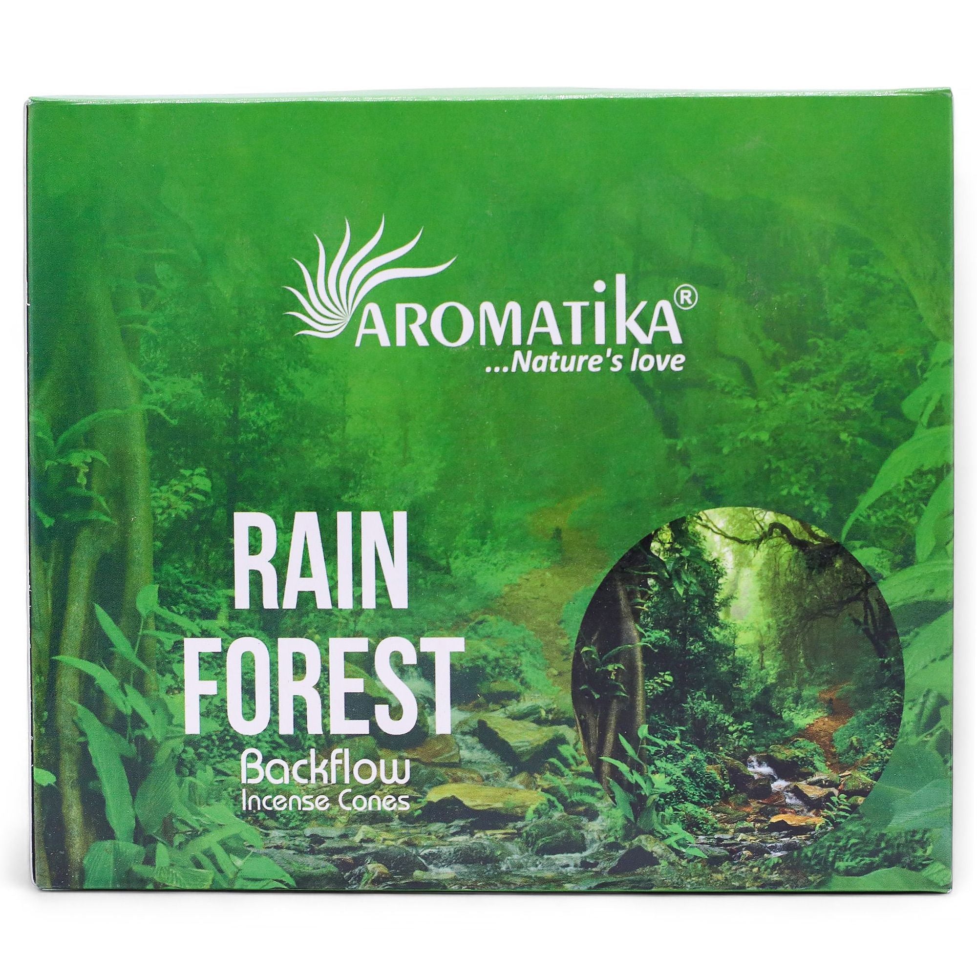 Rain Forest Masala Backflow Incense Cones - Pack of 10