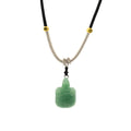 Jade Turtle Cord Gemstone Pendant