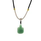Jade Turtle Cord Gemstone Pendant