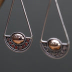Luna Balance Silver and Gold Earrings