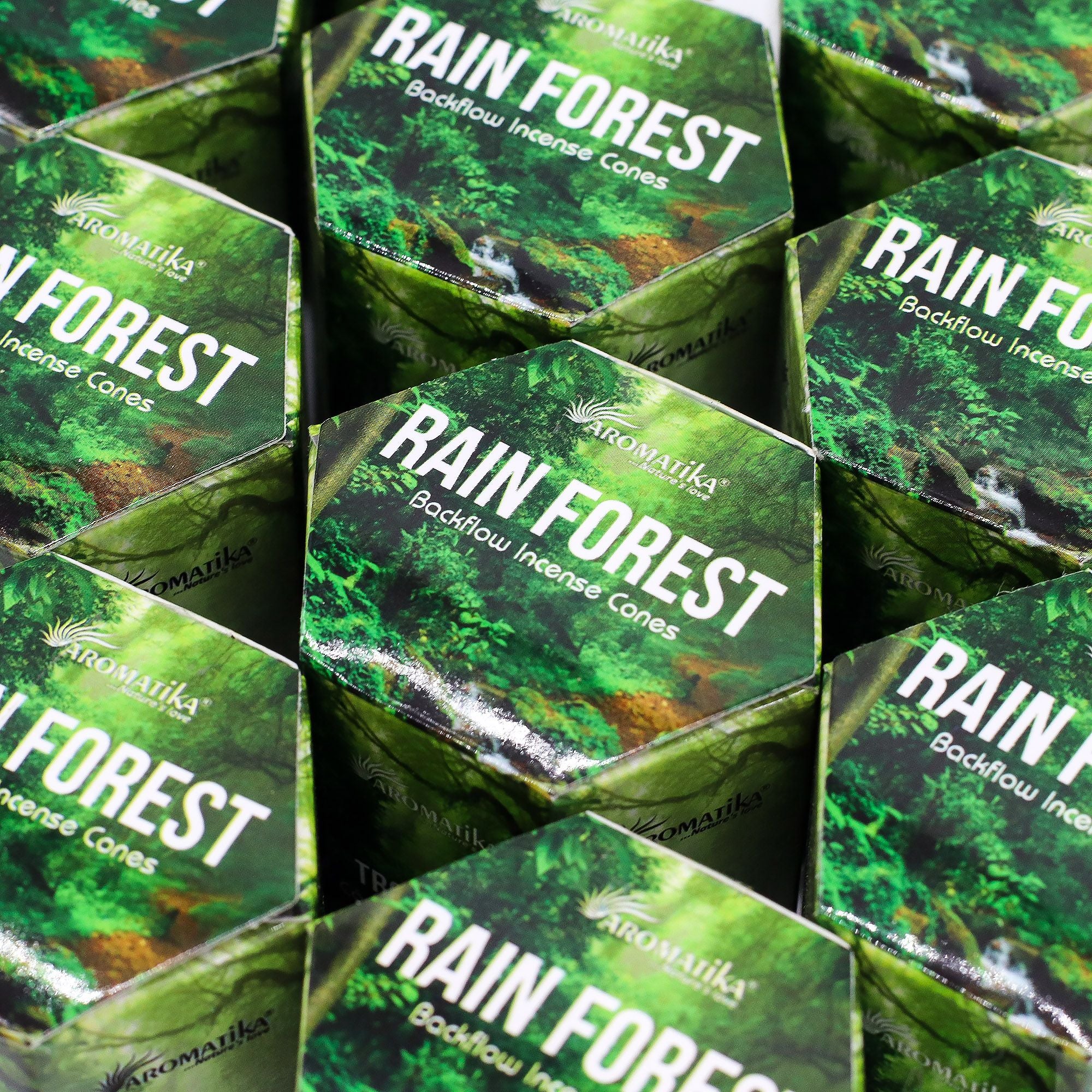 Rain Forest Masala Backflow Incense Cones - Pack of 10