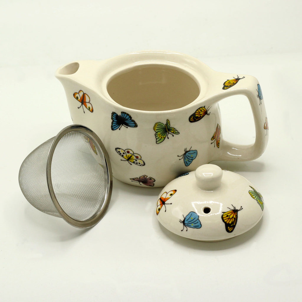 Small Butterfly Herbal Teapot