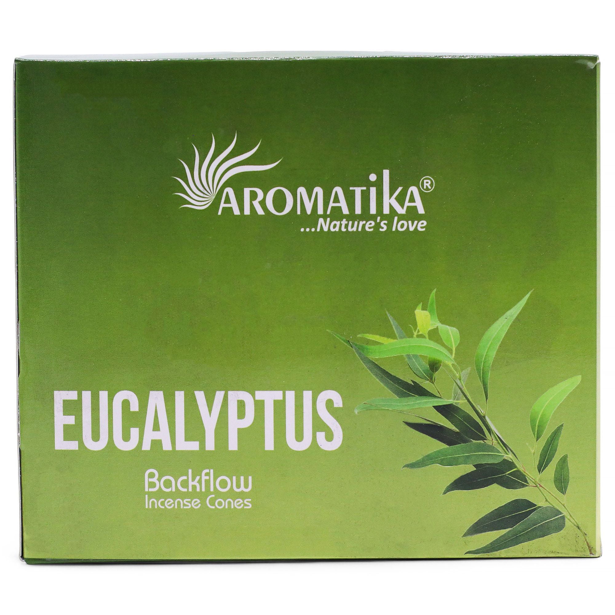 Eucalyptus Masala Backflow Incense Cones - Pack of 10