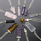 Amethyst Classic Point Gemstone Pendant