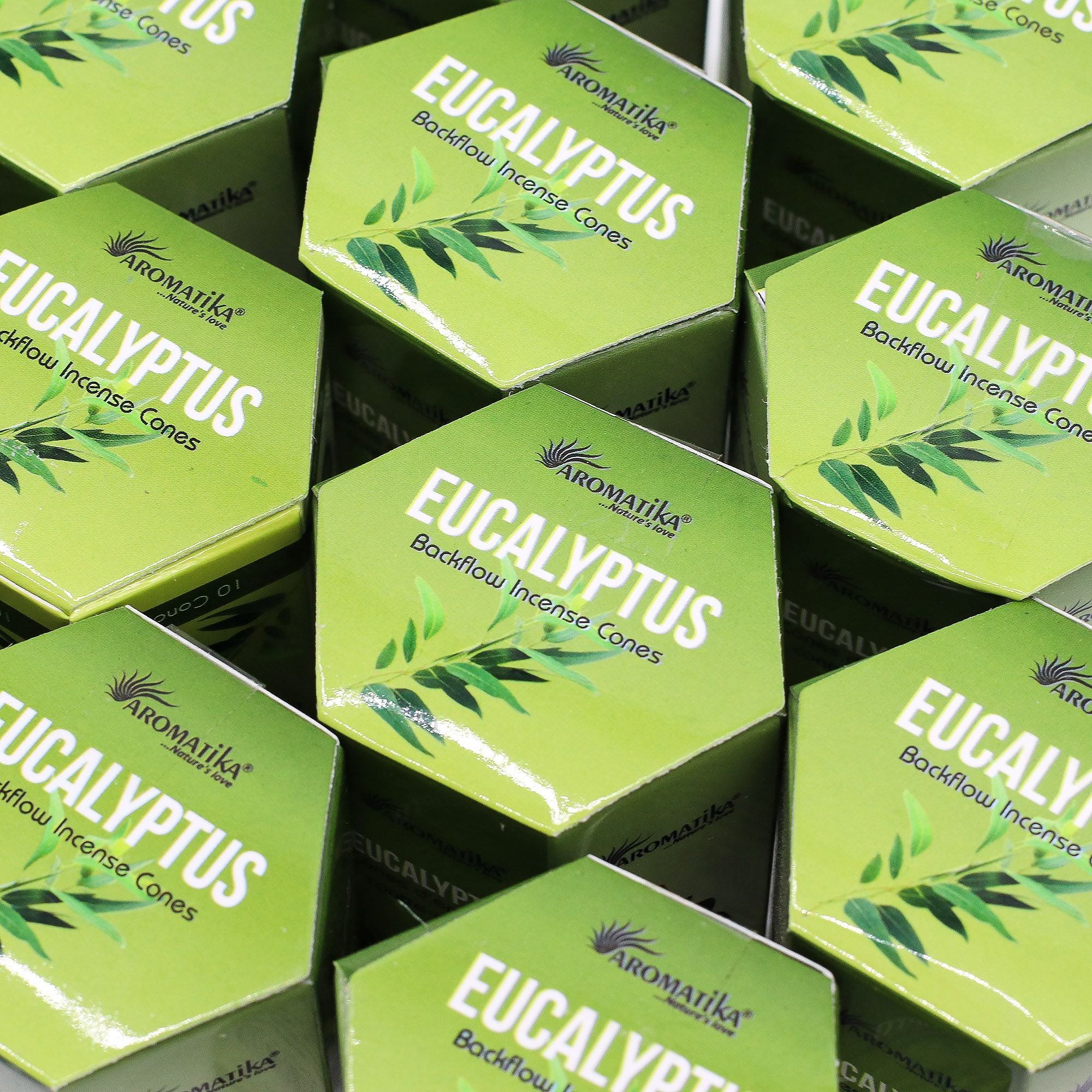 Eucalyptus Masala Backflow Incense Cones - Pack of 10