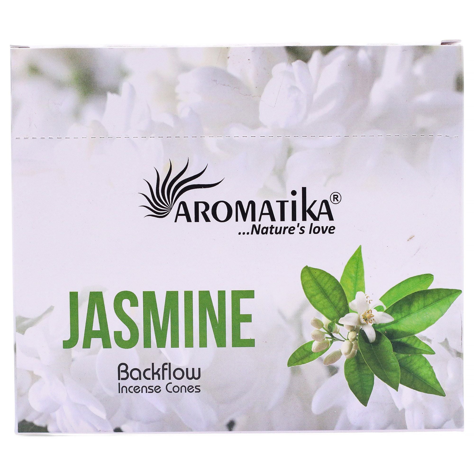 Jasmine Masala Backflow Incense Cones - Pack of 10