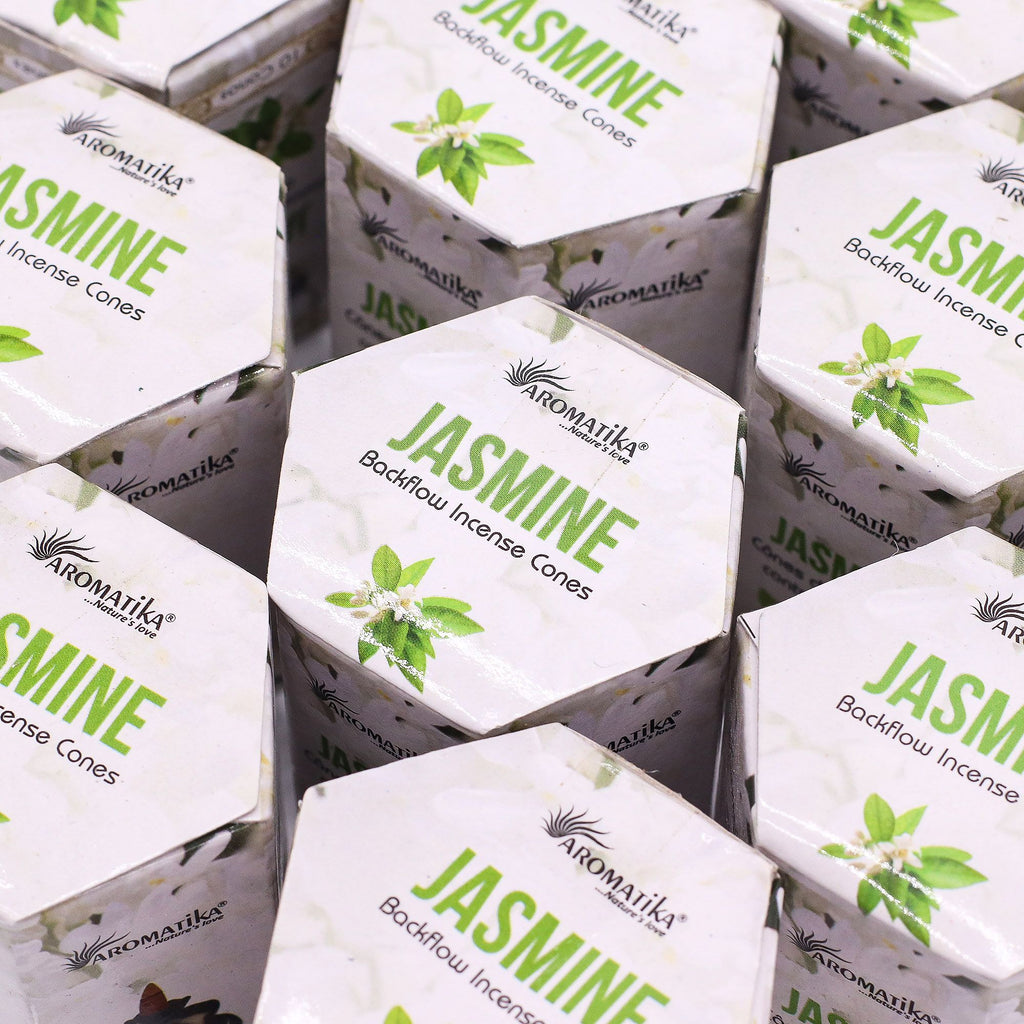 Jasmine Masala Backflow Incense Cones - Pack of 10