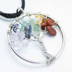 Chakra Tree of Life Gemstone Pendant