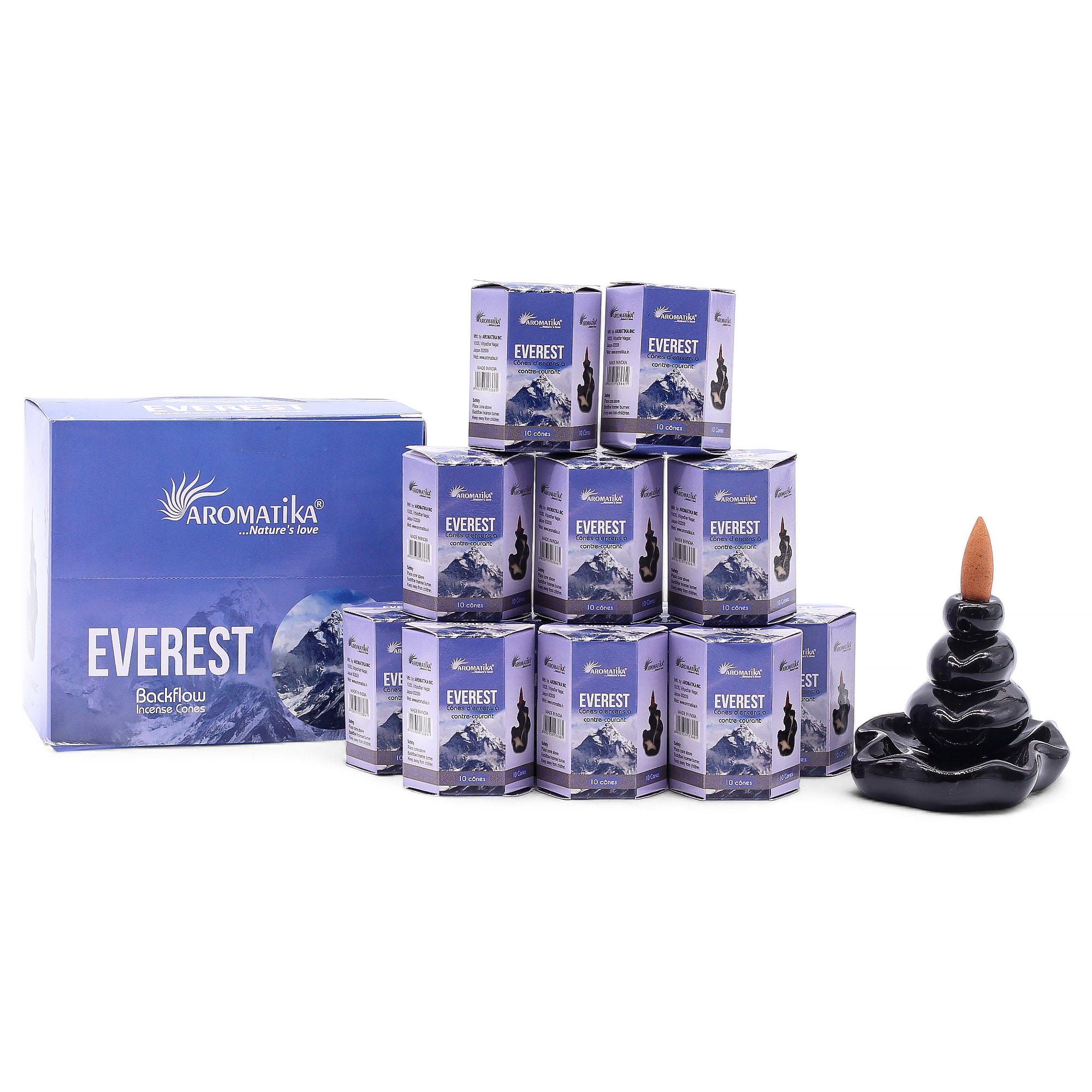 Everest Masala Backflow Incense Cones - Pack of 10