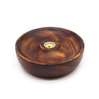 Plain Wooden Incense Stick And Cone Burner Disc
