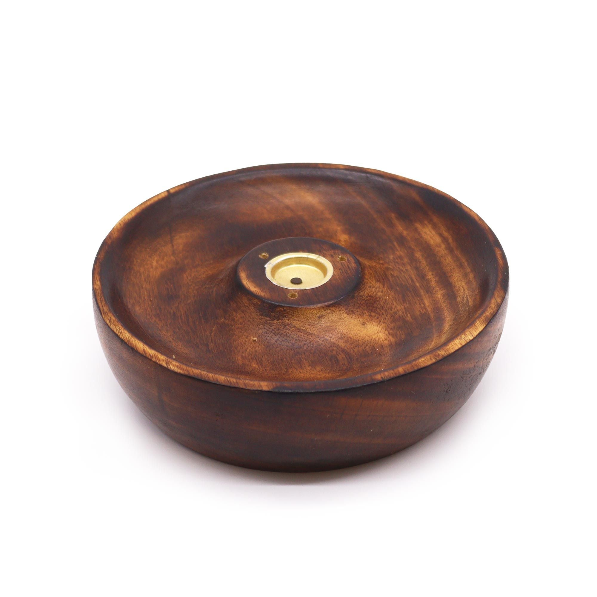 Plain Wooden Incense Stick And Cone Burner Disc