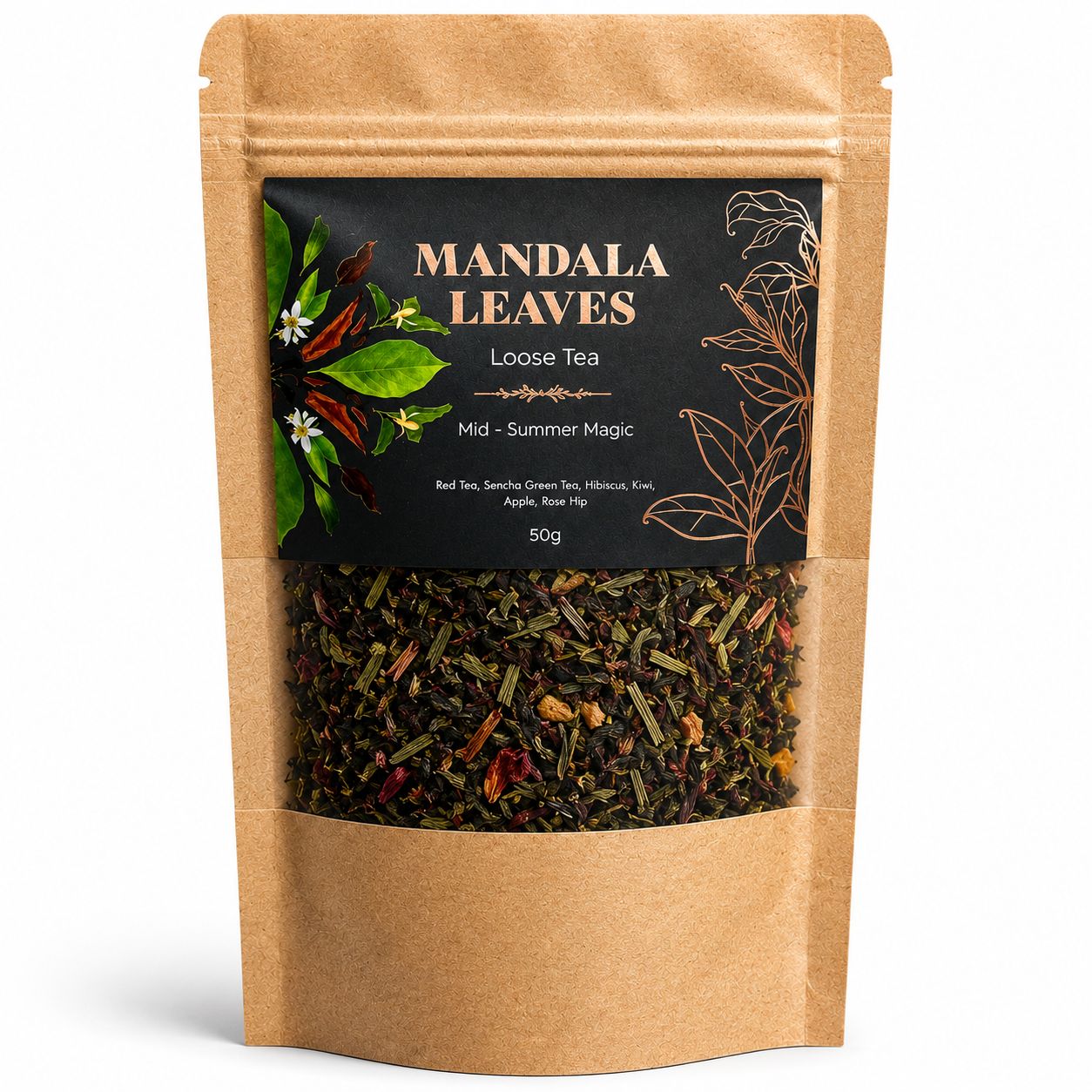 Mid-Summer Magic Loose Leaf Red Tea Blend - 50g