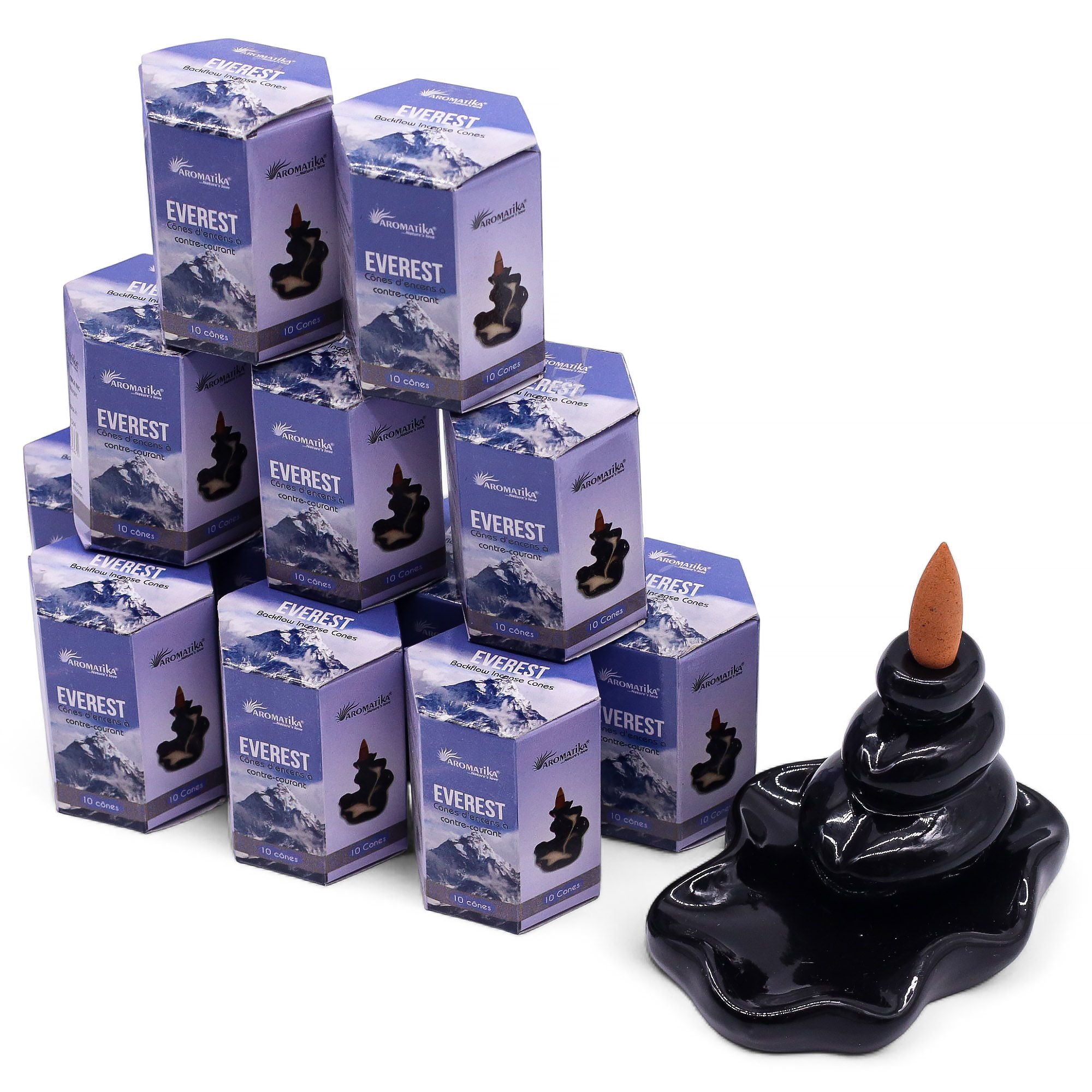 Everest Masala Backflow Incense Cones - Pack of 10