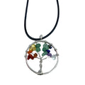 Chakra Tree of Life Gemstone Pendant
