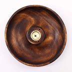 Plain Wooden Incense Stick And Cone Burner Disc