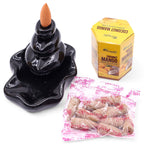 Coconut And Mango Masala Backflow Incense Cones - Pack of 10