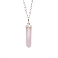 Rose Quartz Classic Point Gemstone Pendant