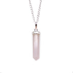 Rose Quartz Classic Point Gemstone Pendant