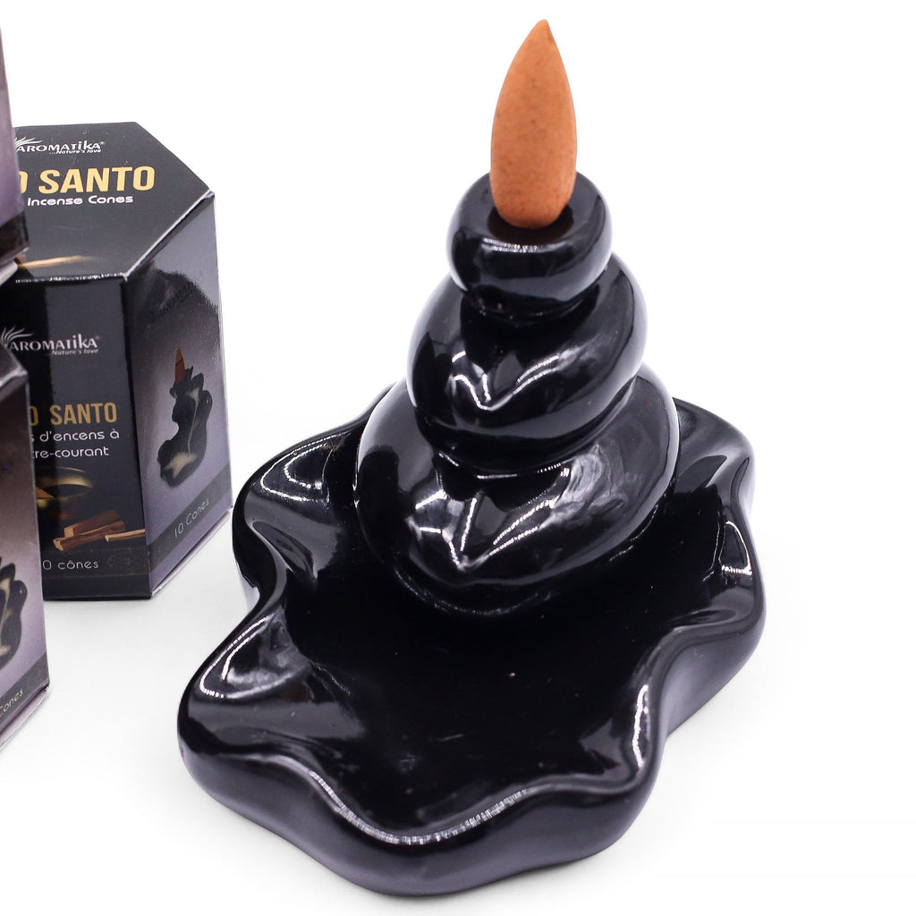 Palo Santo Masala Backflow Incense Cones - Pack of 10
