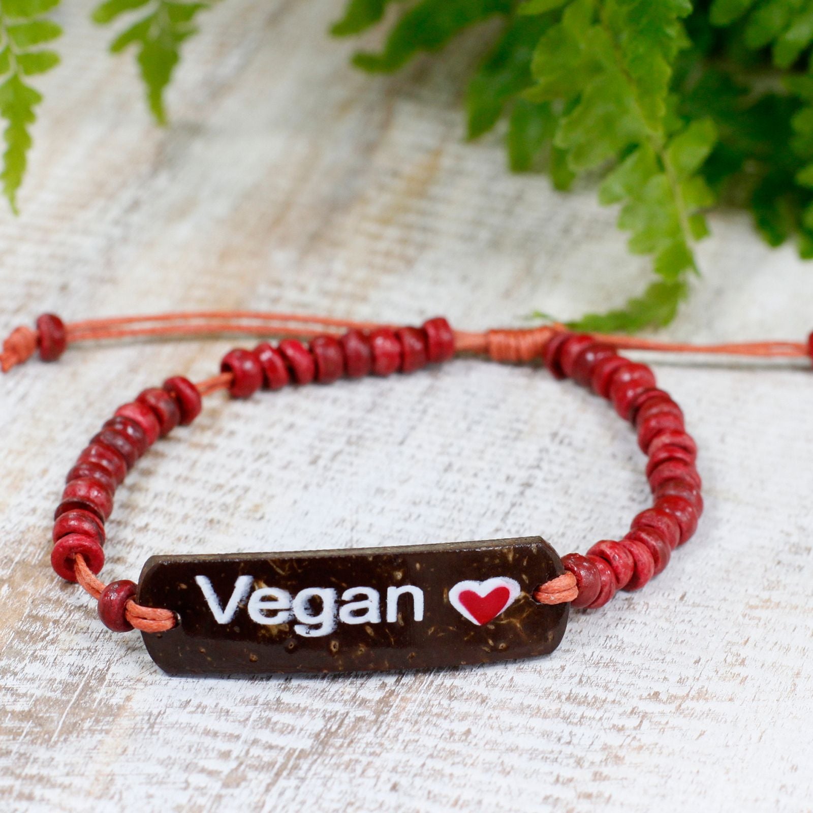 Vegan Coco Slogan Bracelet