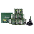 Sage Masala Backflow Incense Cones - Pack of 10