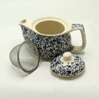 Small Blue Pattern Herbal Teapot