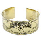 Tree of Life Brass Tibetan Mantra Bracelet