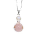 Rose Quartz Healing Hands Gemstone Pendant