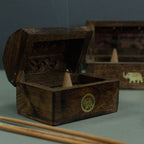 Mini Mango Wood Incense Cone Smoke Box
