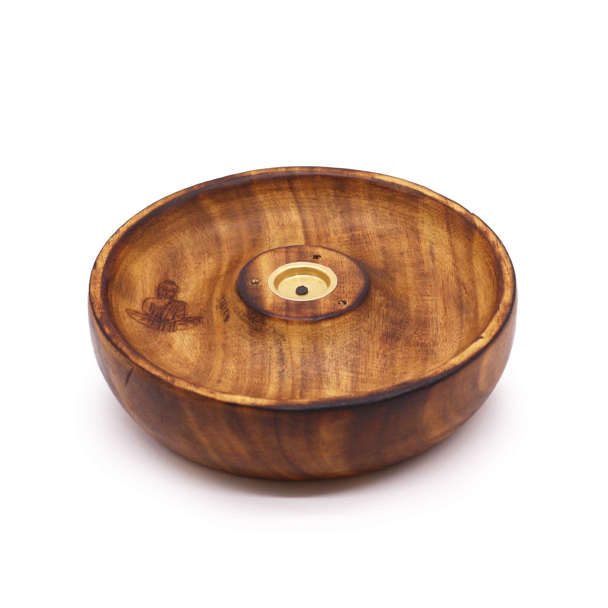 Buddha Wooden Incense Stick And Cone Burner Disc