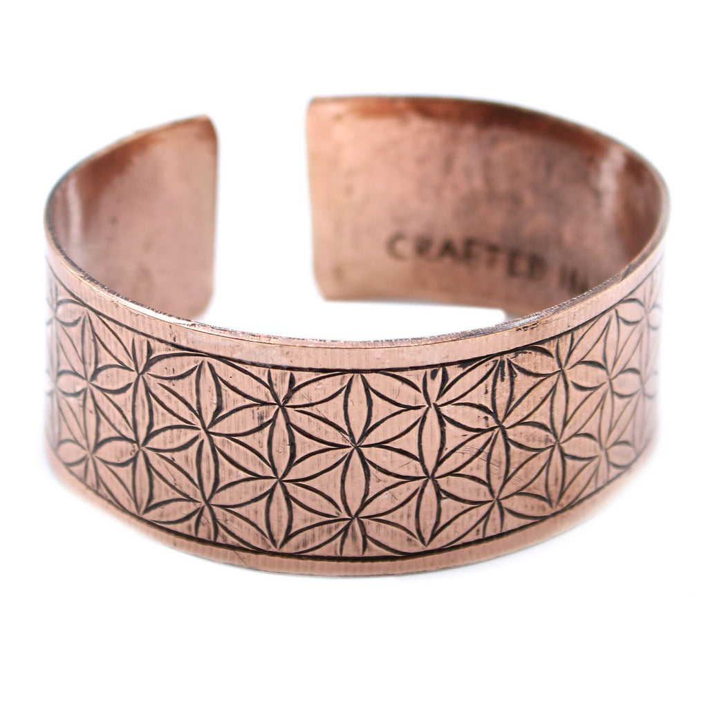 Flower of Life Copper Tibetan Bracelet